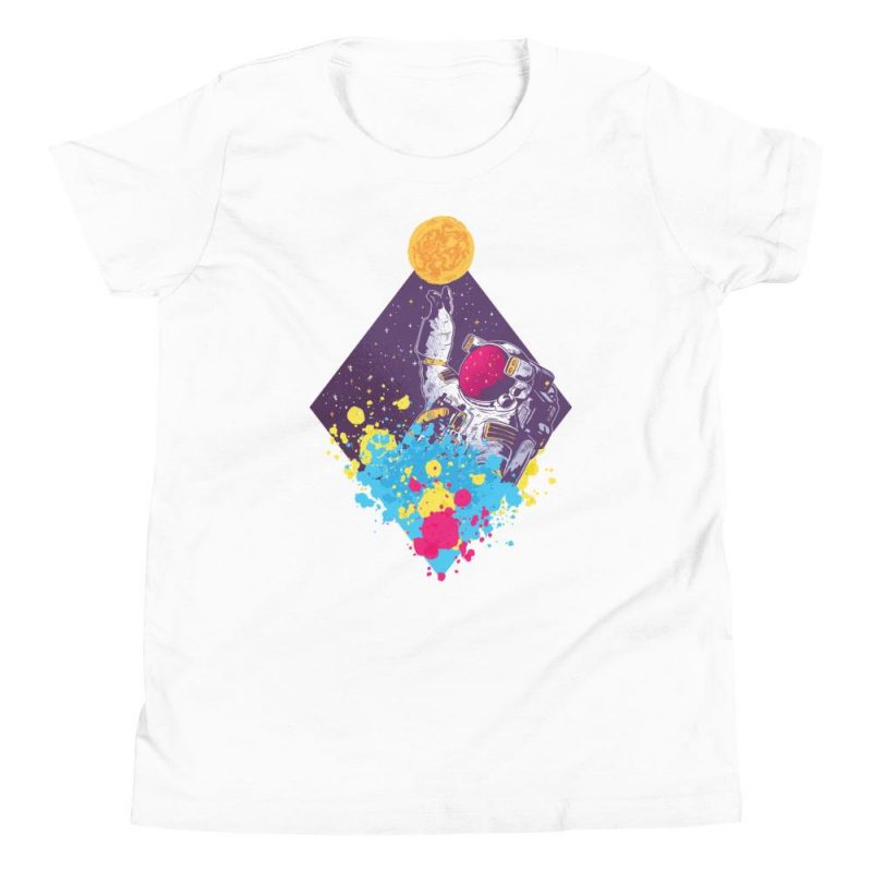 T shirt Astronaute Multicolore