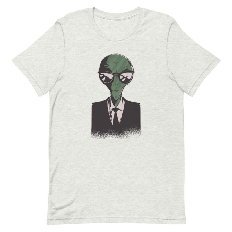 T shirt alien en costard Espace stellaire