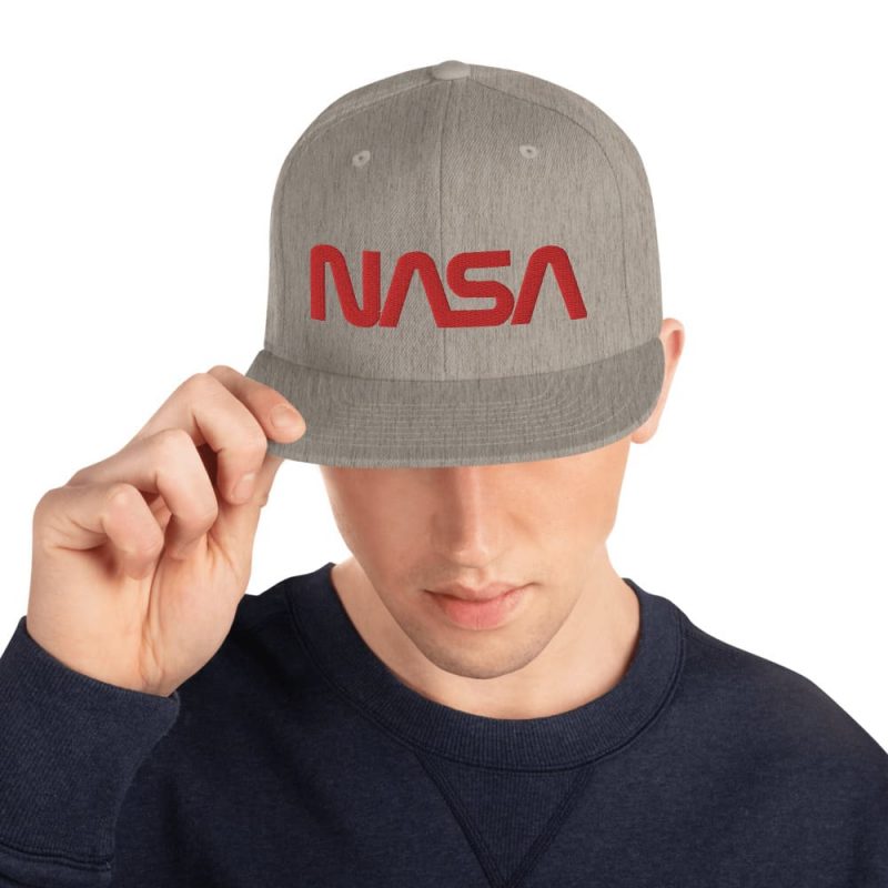 casquette grise logo nasa