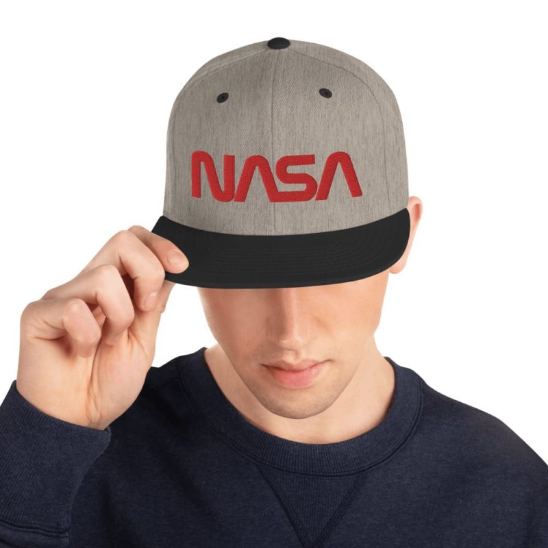 casquette nasa gris