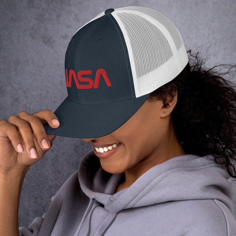 casquette nasa vintage bleue