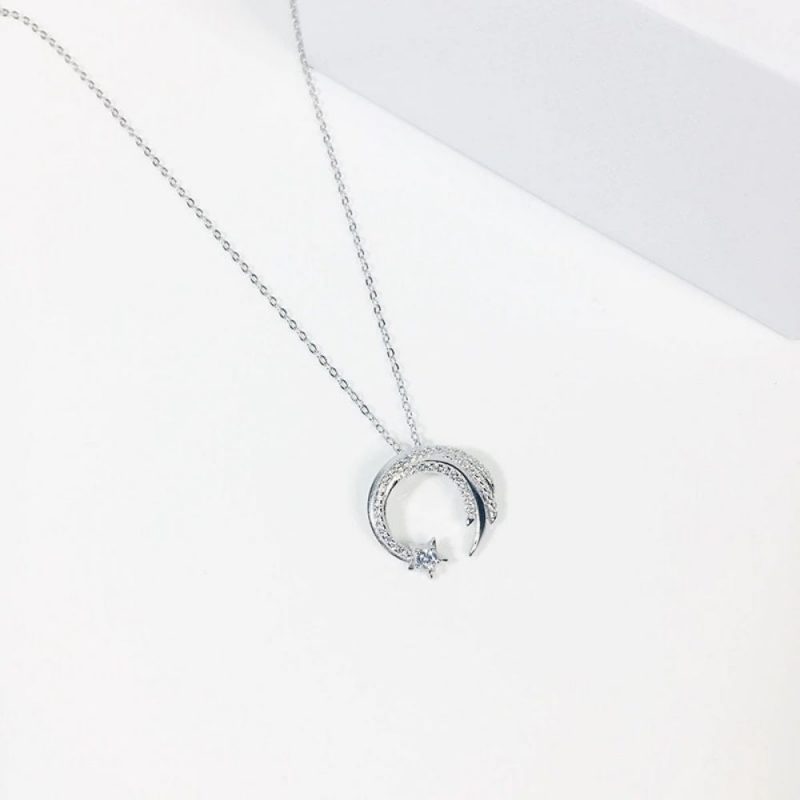 collier etoile filante en argent