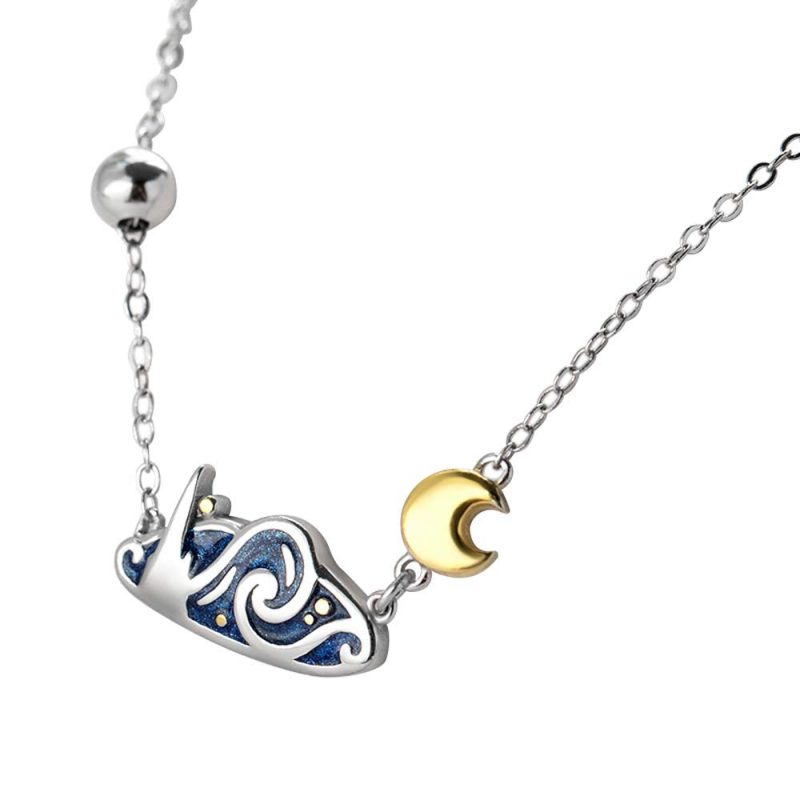 collier nuit etoilee.espace stellaire