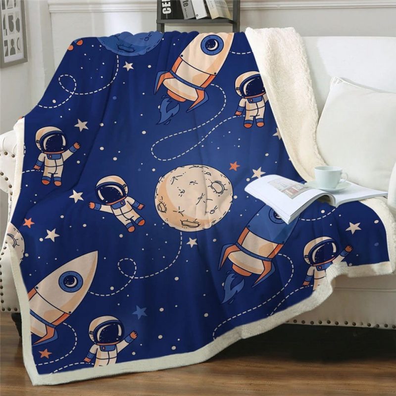 couverture petit astronaute boutique espace stellaire