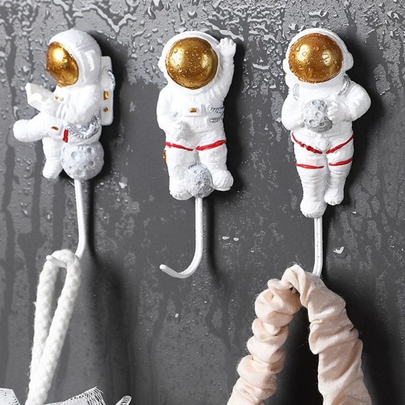 crochets muraux astronaute