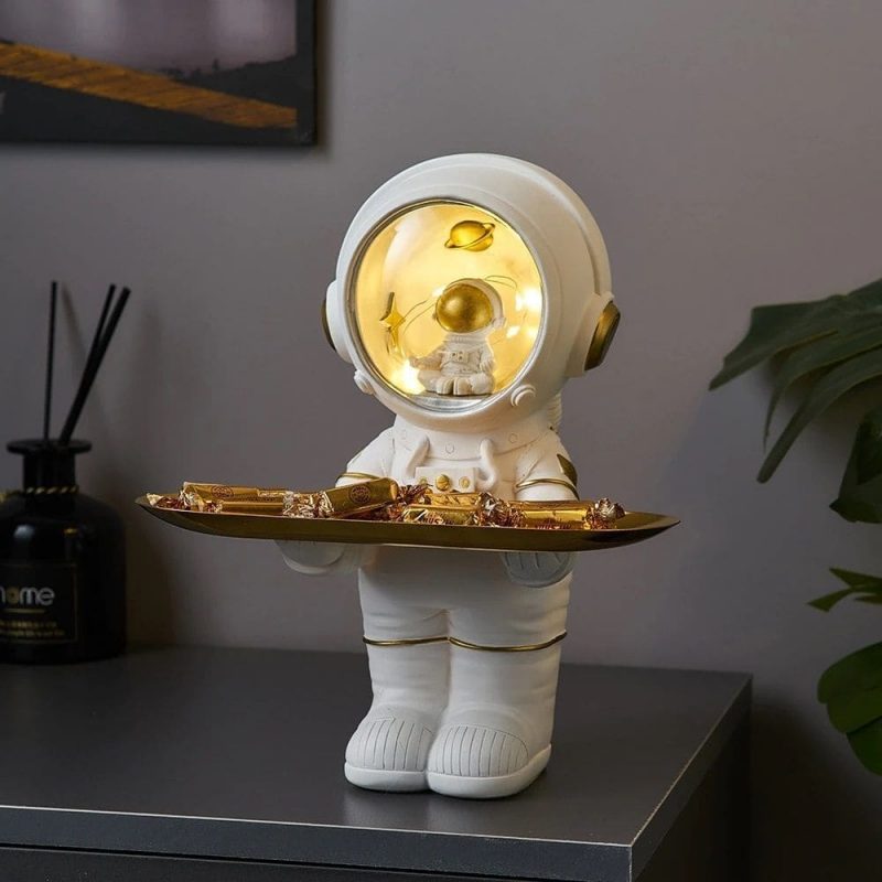 figurine astronaute plateau a cles