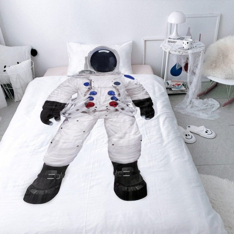 housse couette de lit combinaison astronaute