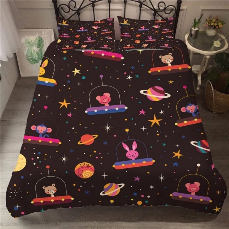 housse de couette enfant espace