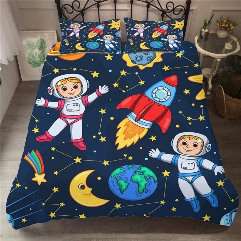 housse de couette les astronautes