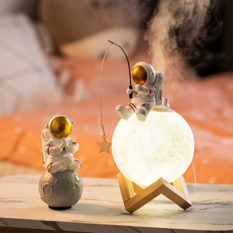 humidificateur lampe astronaute lune