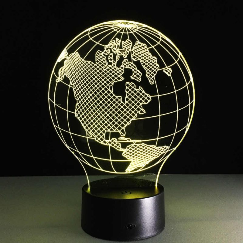 lampe stereoscopique planete terre