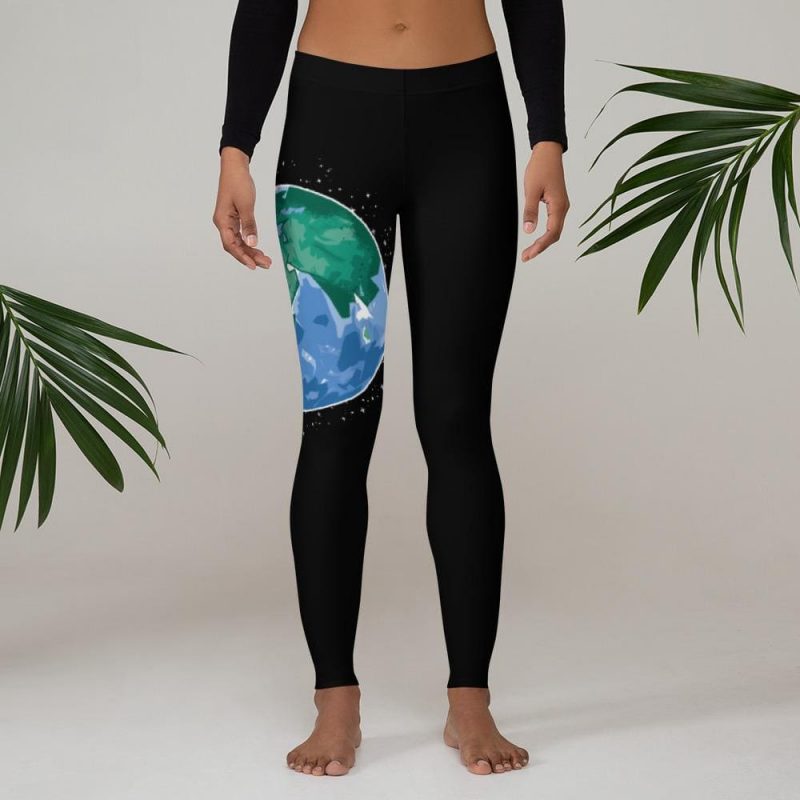 legging noir planete terre