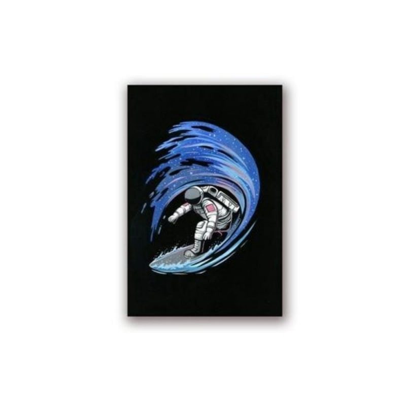 poster astronaute surfer