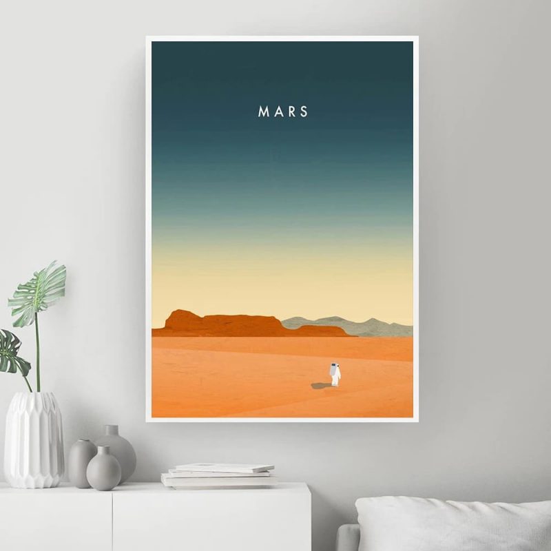 poster illustration mars