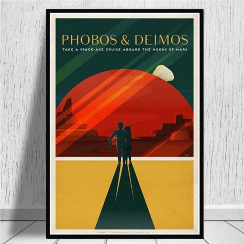 poster spatial retro phobos et deimos