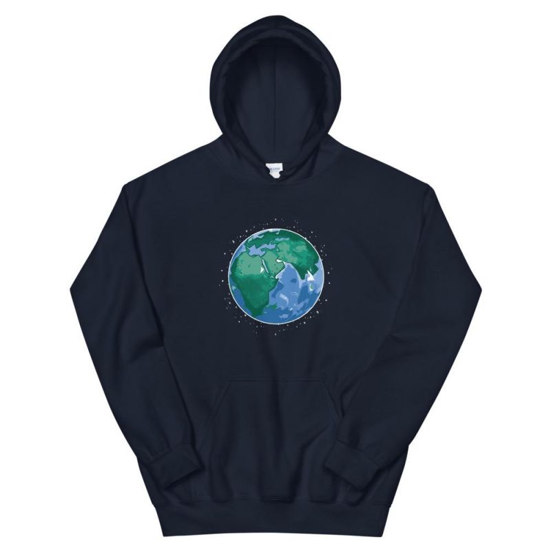 sweat planete terre bleu