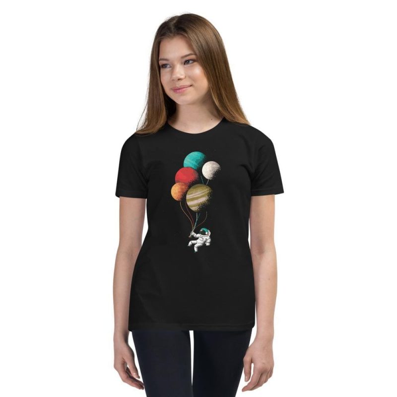 t shirt astronaute ballons enfant