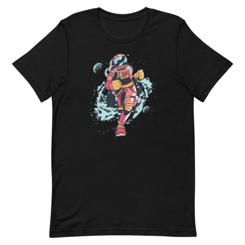 t shirt astronaute marathon