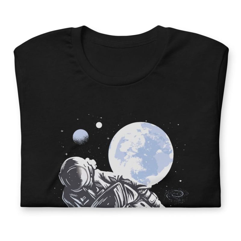 t shirt astronaute motard