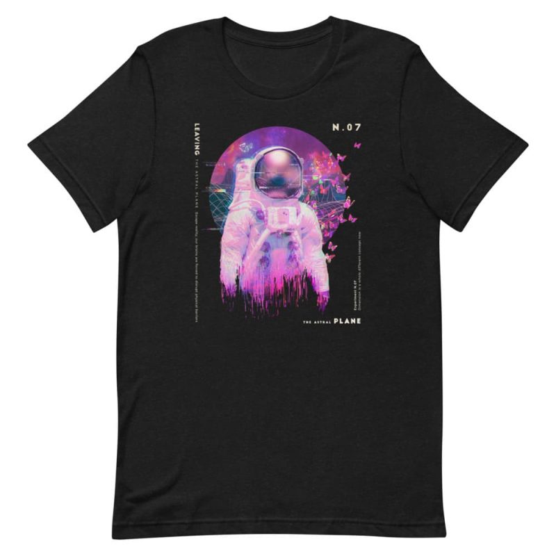 t shirt astronaute retro wave