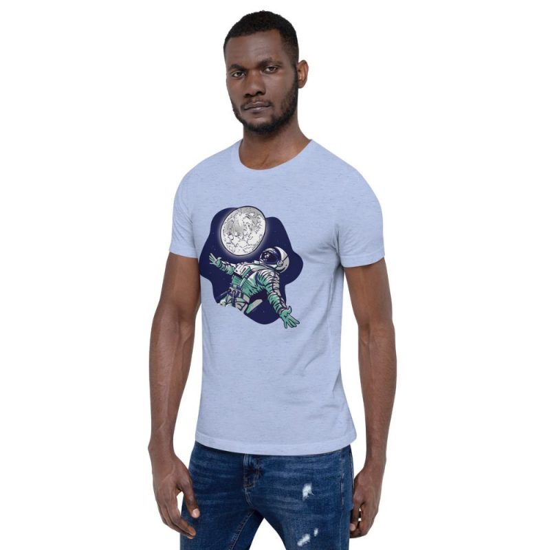 t shirt pleine lune astronaute