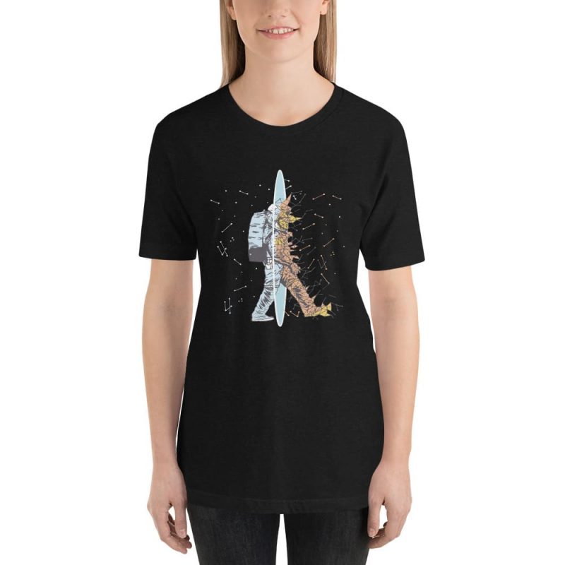 t shirt porte des etoiles astronaute