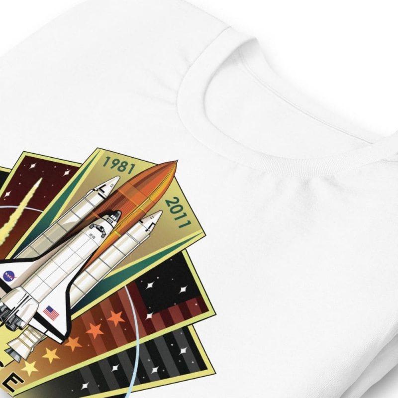 t shirt programme navette spatiale 30e anniversaire