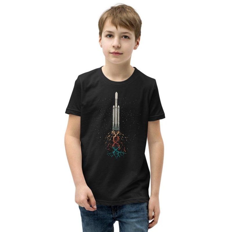 t shirt spacex falcon heavy enfant