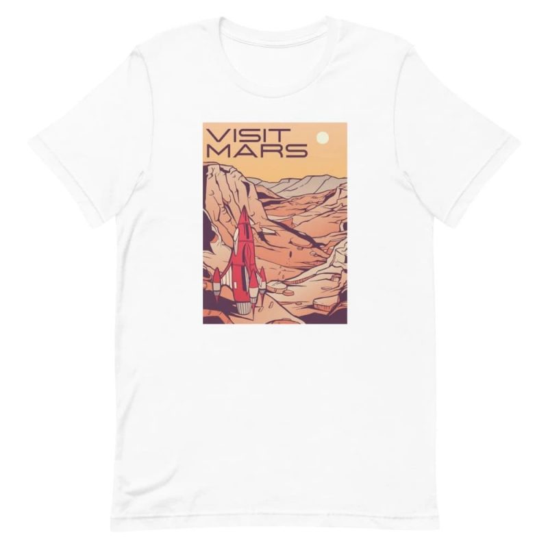 t shirt voyage sur mars