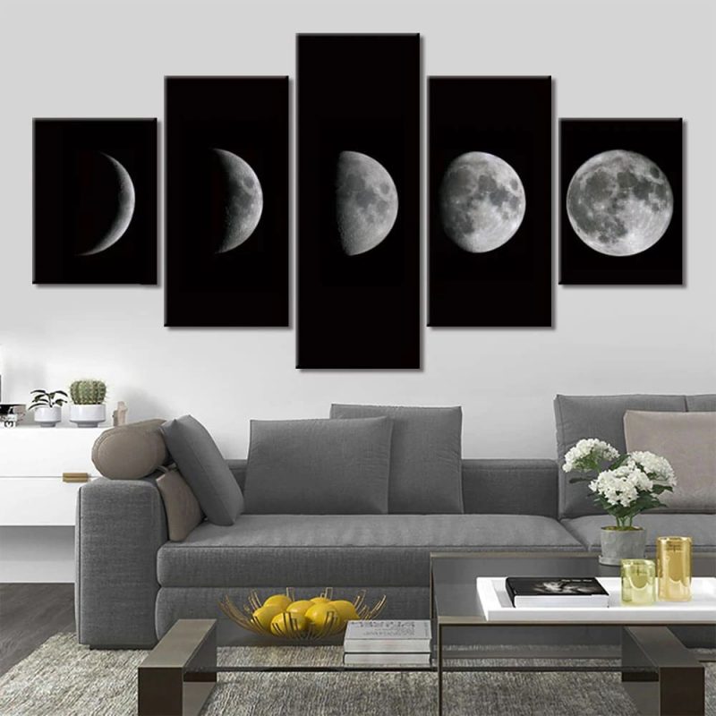 tableau phases de lune