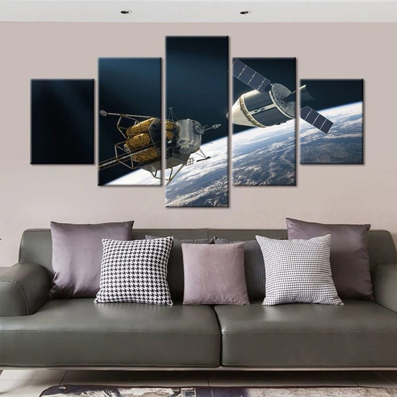 tableau vaisseau orion dans lespace