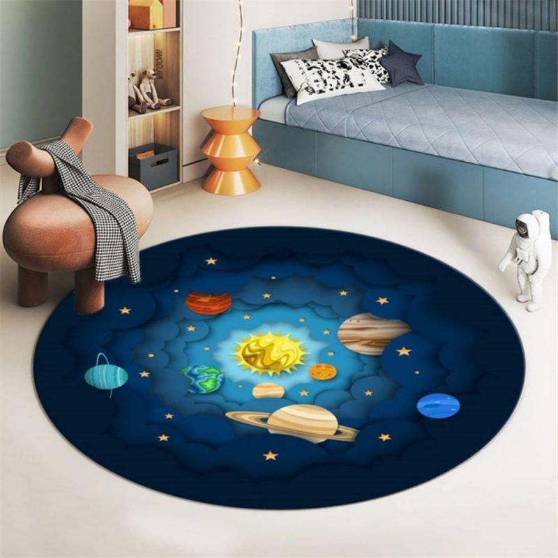 tapis rond planete du systeme solaire